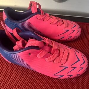 Vibram Kids Pink and Blue cleats